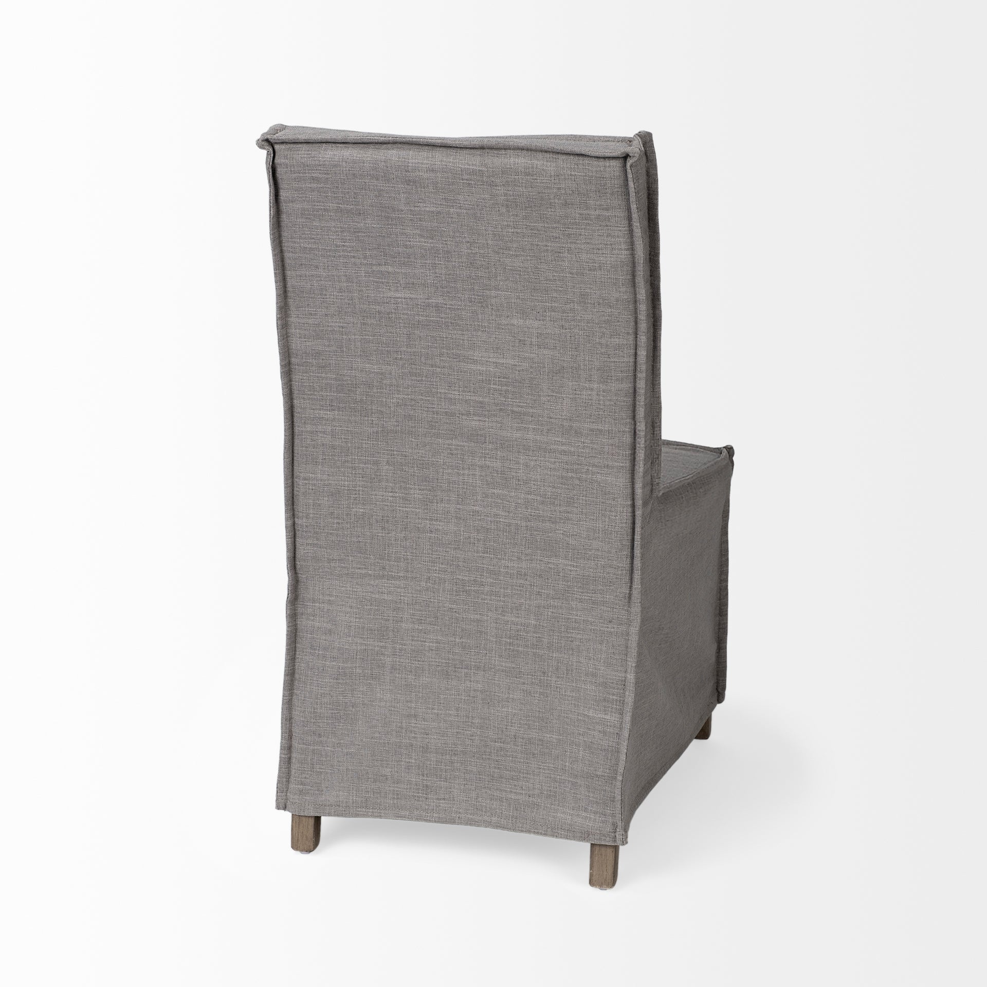 Elbert II Fabric Slip - Cover Frame Dining Chair - 2 Colors - Dekor Butik