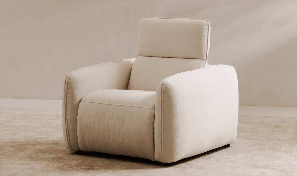Eli Power Recliner Chair - Two Colors - Warm White or Dusk Grey - Dekor Butik