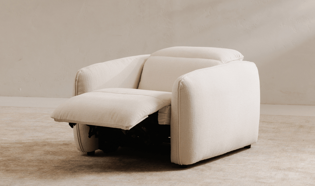 Eli Power Recliner Chair - Two Colors - Warm White or Dusk Grey - Dekor Butik