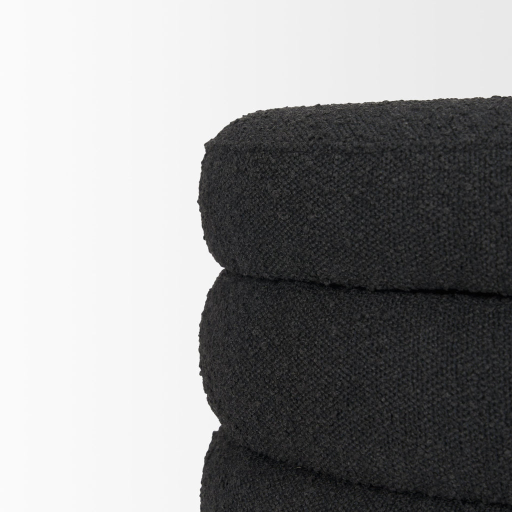 FurnitureElise Upholstered Storage Ottoman - 2 Colors - Dekor Butik