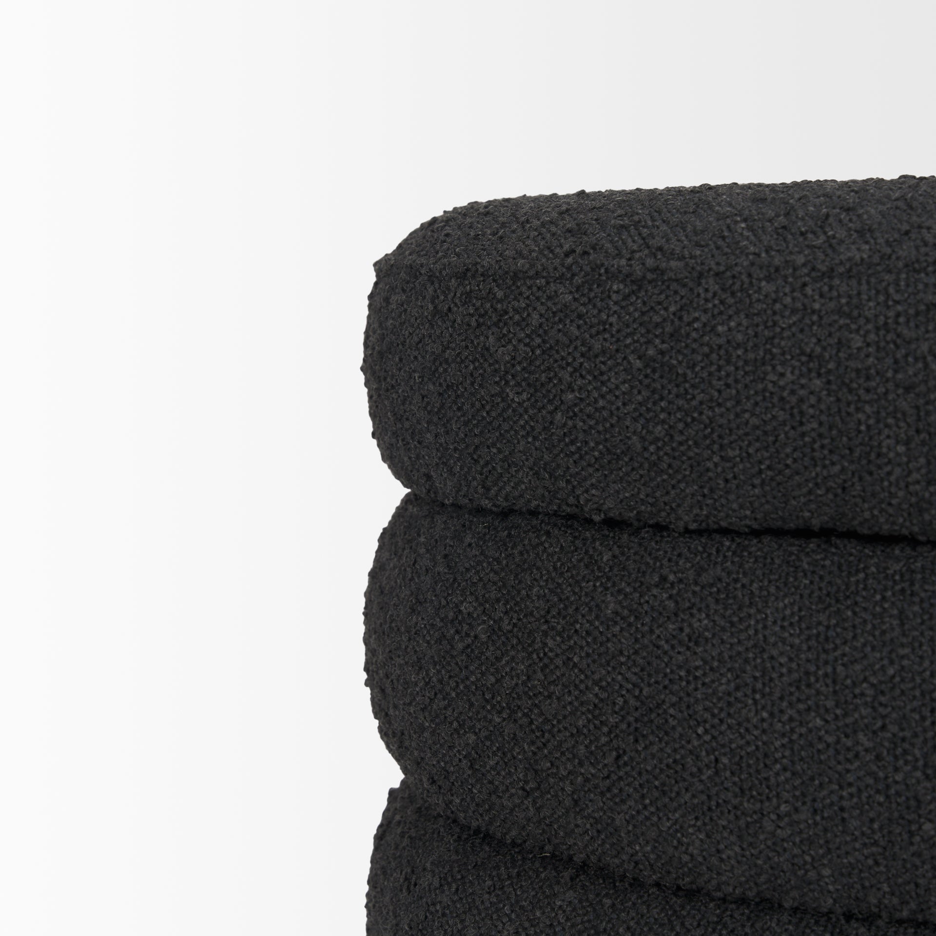 FurnitureElise Upholstered Storage Ottoman - 2 Colors - Dekor Butik