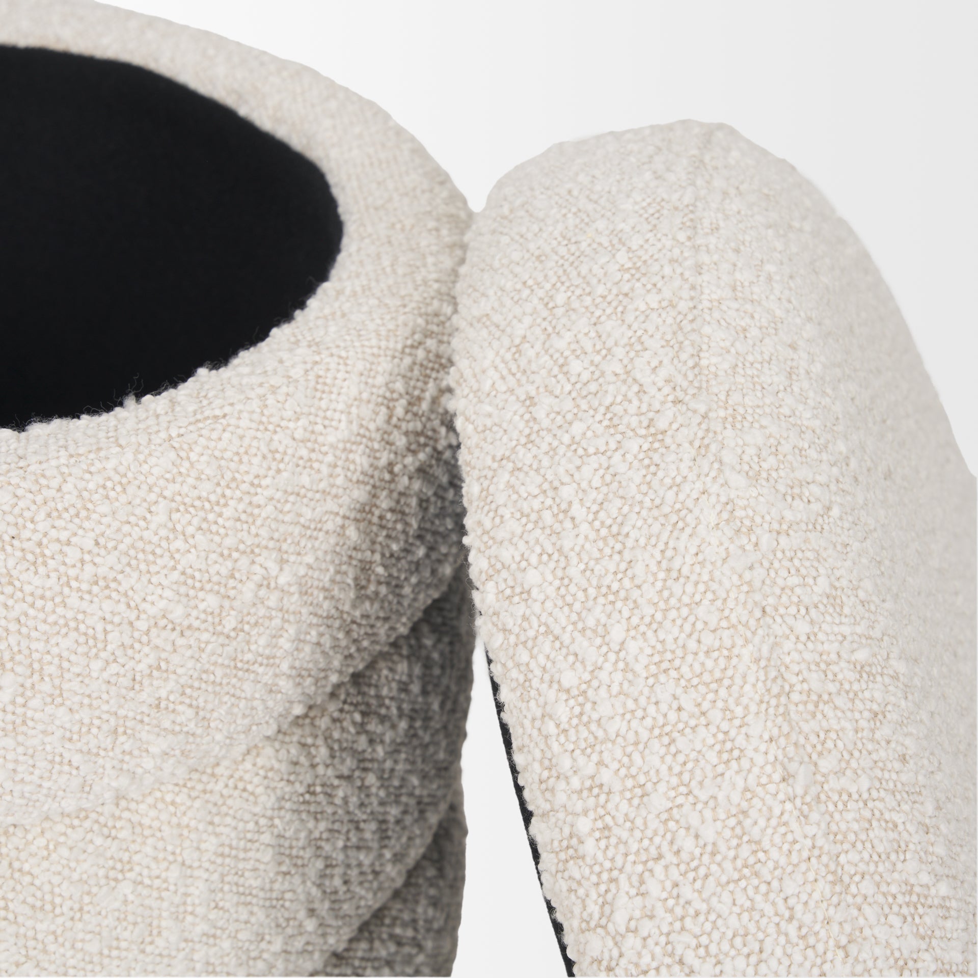 FurnitureElise Upholstered Storage Ottoman - 2 Colors - Dekor Butik