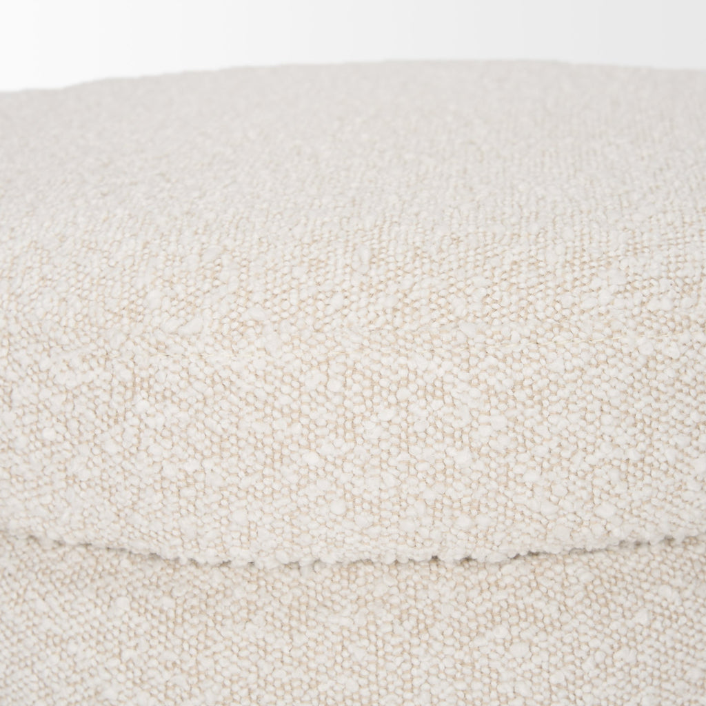 FurnitureElise Upholstered Storage Ottoman - 2 Colors - Dekor Butik