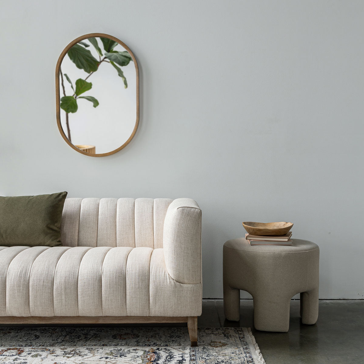 Elliot 2 Seat Sofa - Cream - Dekor Butik