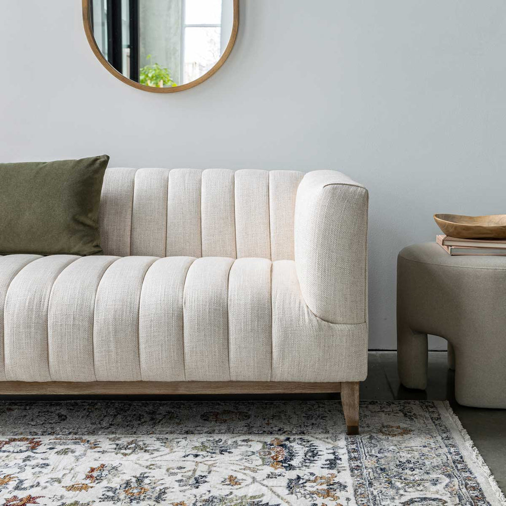 Elliot 2 Seat Sofa - Cream - Dekor Butik