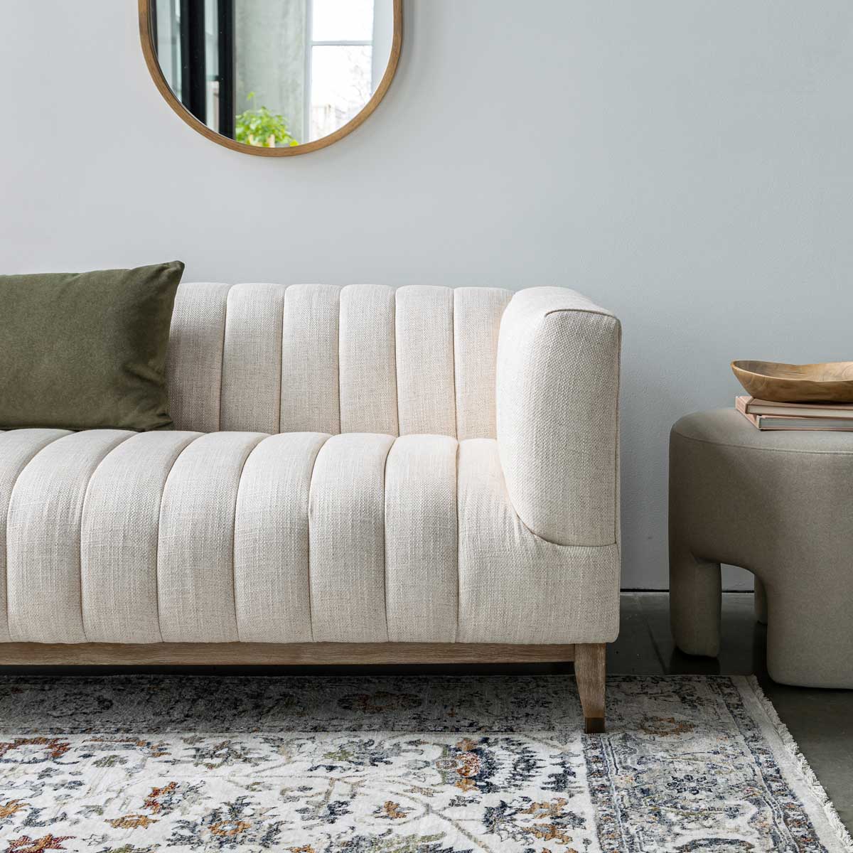 Elliot 2 Seat Sofa - Cream - Dekor Butik