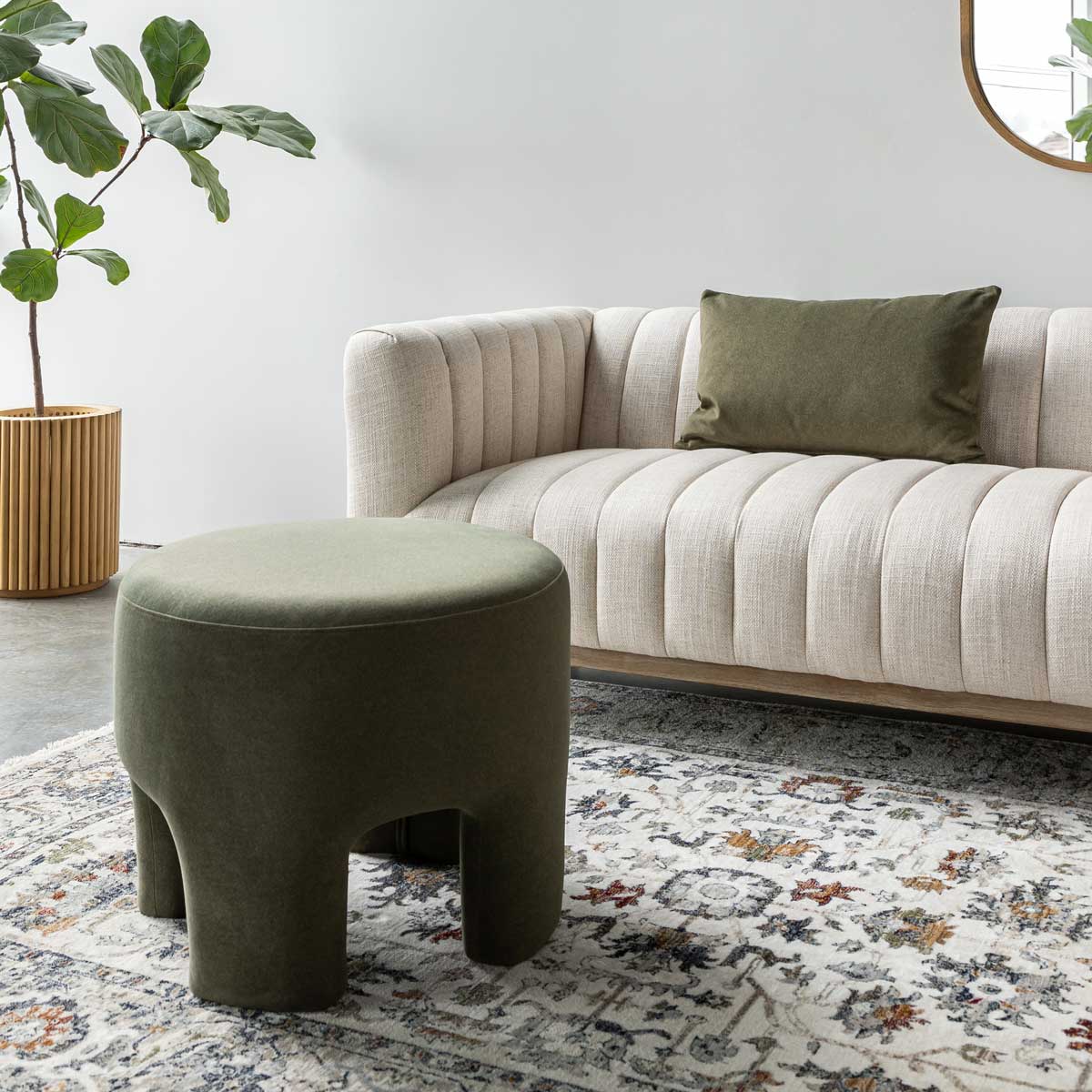 Elliot 2 Seat Sofa - Cream - Dekor Butik