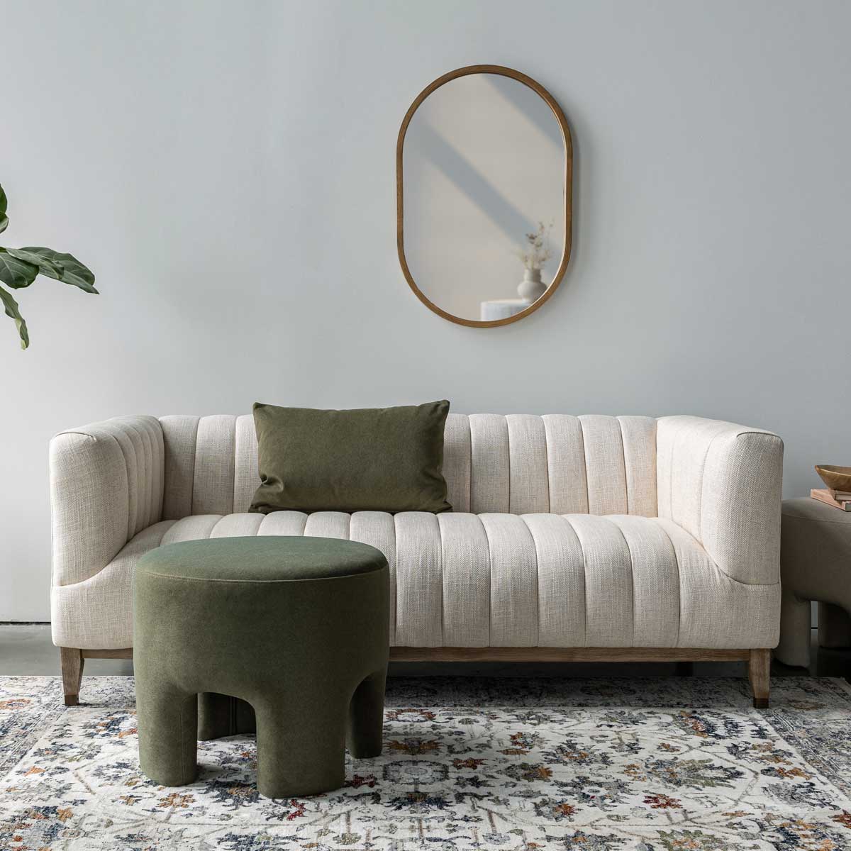 Elliot 2 Seat Sofa - Cream - Dekor Butik