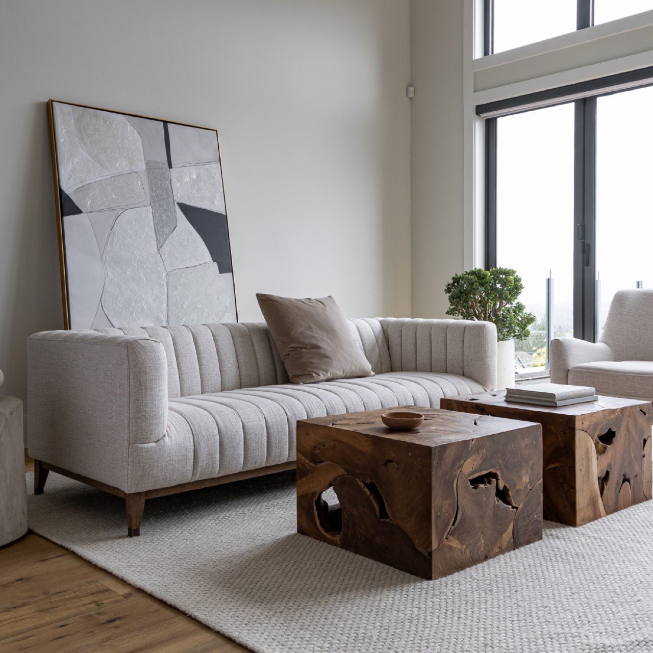 baseElliot Sofa - Cream - Dekor Butik