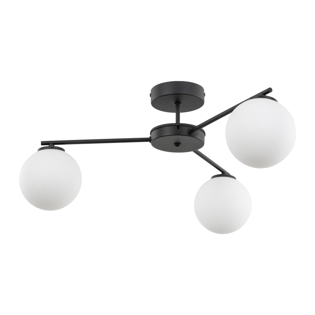 ELTON Black Scandinavian Ceiling Lamp 3 - Dekor Butik