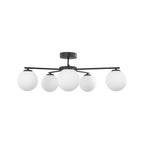 ELTON Black Scandinavian Ceiling Lamp for Living Room, Bedroom & Hallway - Dekor Butik