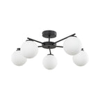 ELTON Black Scandinavian Ceiling Lamp for Living Room, Bedroom & Hallway - Dekor Butik