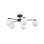 ELTON Black Scandinavian Ceiling Lamp for Living Room, Bedroom & Hallway - Dekor Butik