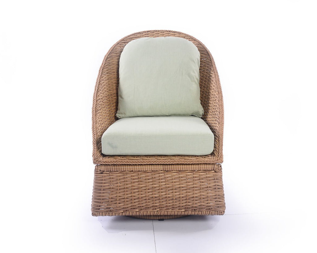 Bistro SetEmmett 3 - Piece Wicker Outdoor Swivel Chair Bistro Set - Dekor Butik
