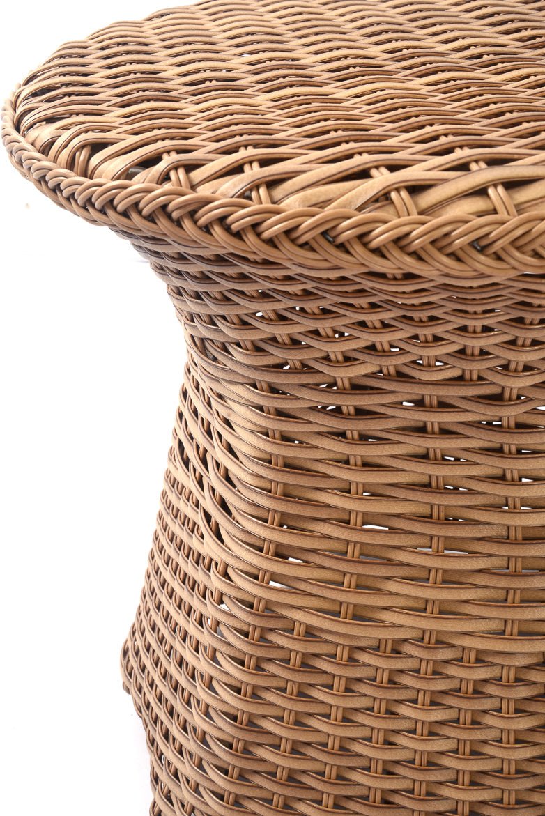 Bistro SetEmmett 3 - Piece Wicker Outdoor Swivel Chair Bistro Set - Dekor Butik