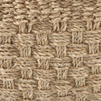 Emra 17.3L x 11.8W x 7.9H (Set of 3) Light Brown Seagrass Rectangular Basket W/ Handles - Dekor Butik