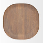Ernest Medium Brown Wood Counter Stool - Dekor Butik