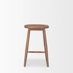 Ernest Medium Brown Wood Counter Stool - Dekor Butik