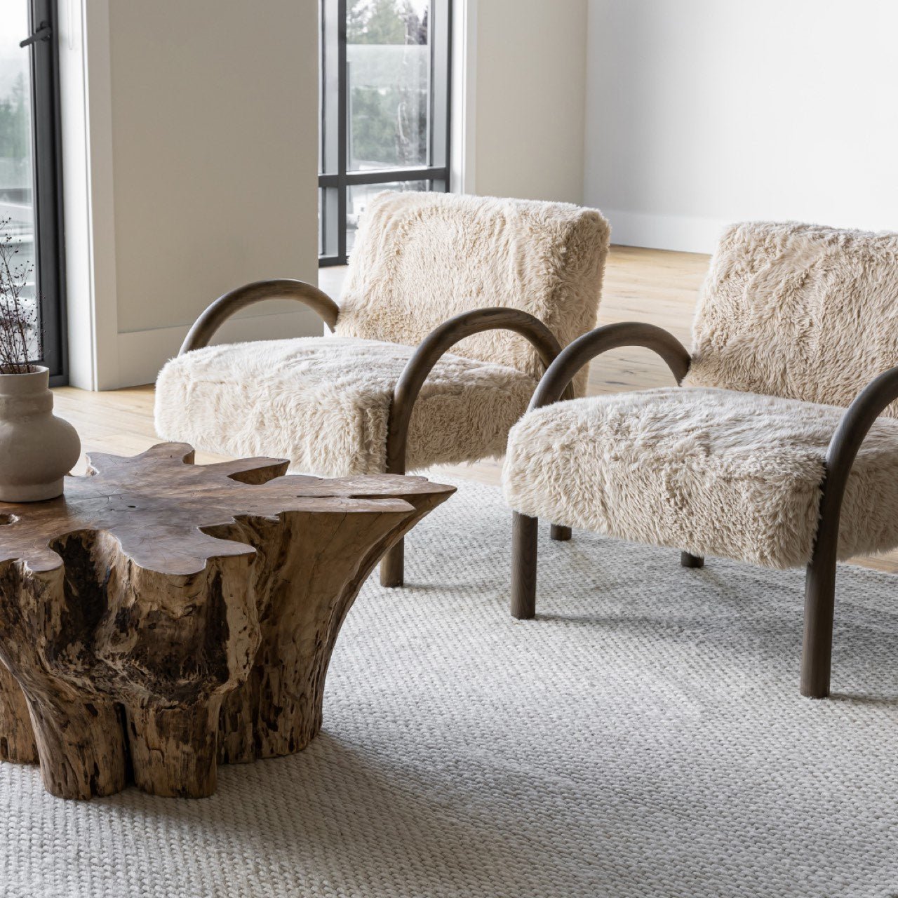 baseEros Chair - Shaggy Sand - Dekor Butik