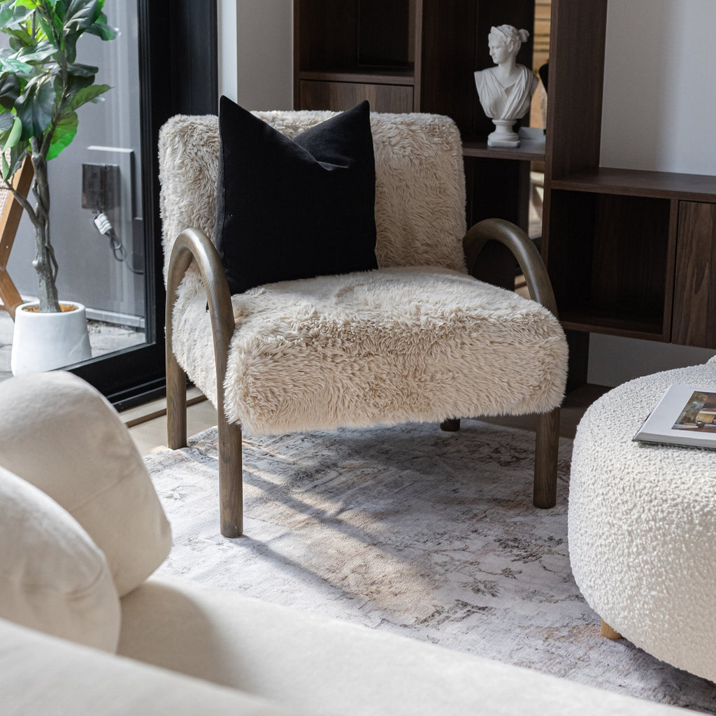 baseEros Chair - Shaggy Sand - Dekor Butik