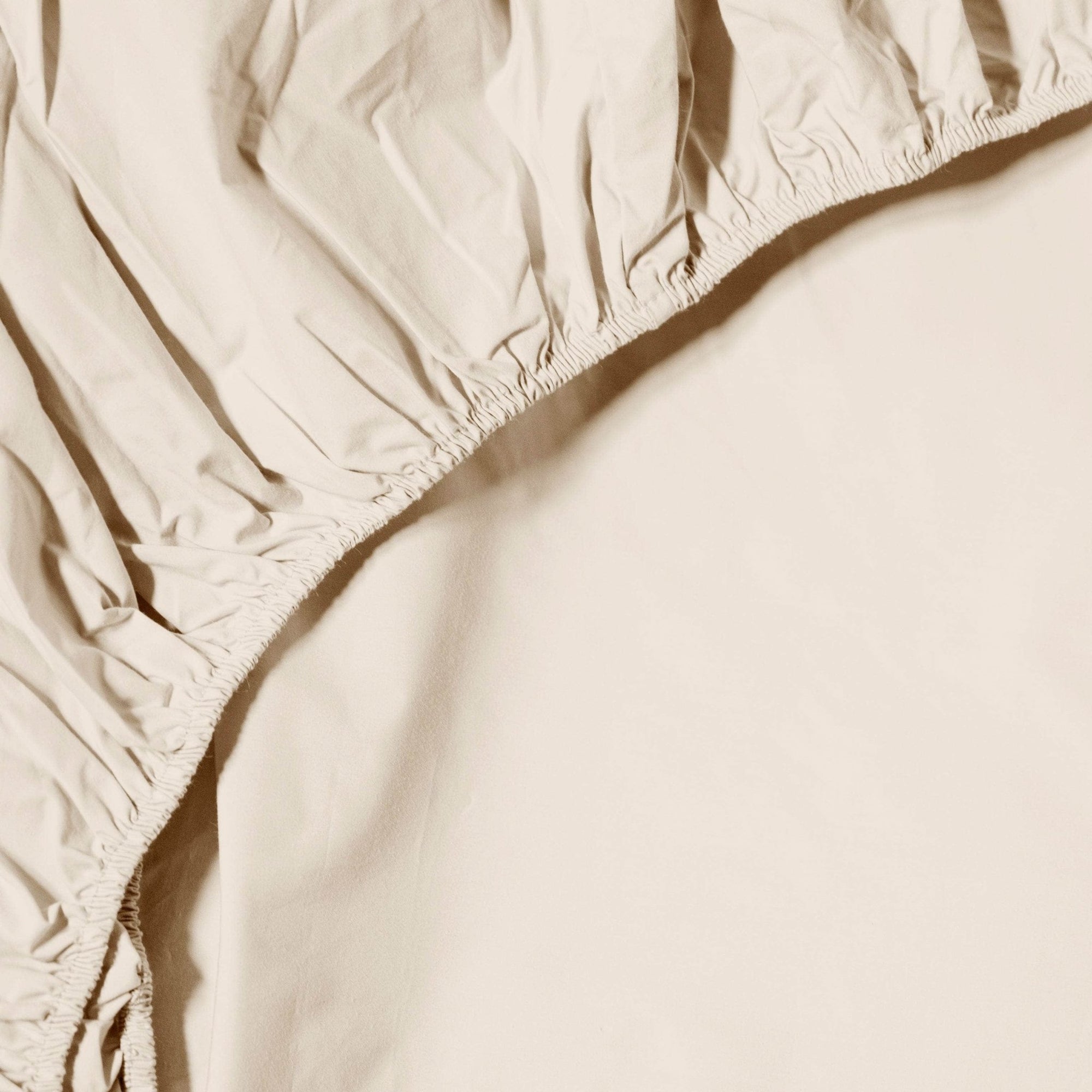 SheetsEssential Organic Percale Collection Fitted Sheet - Dekor Butik