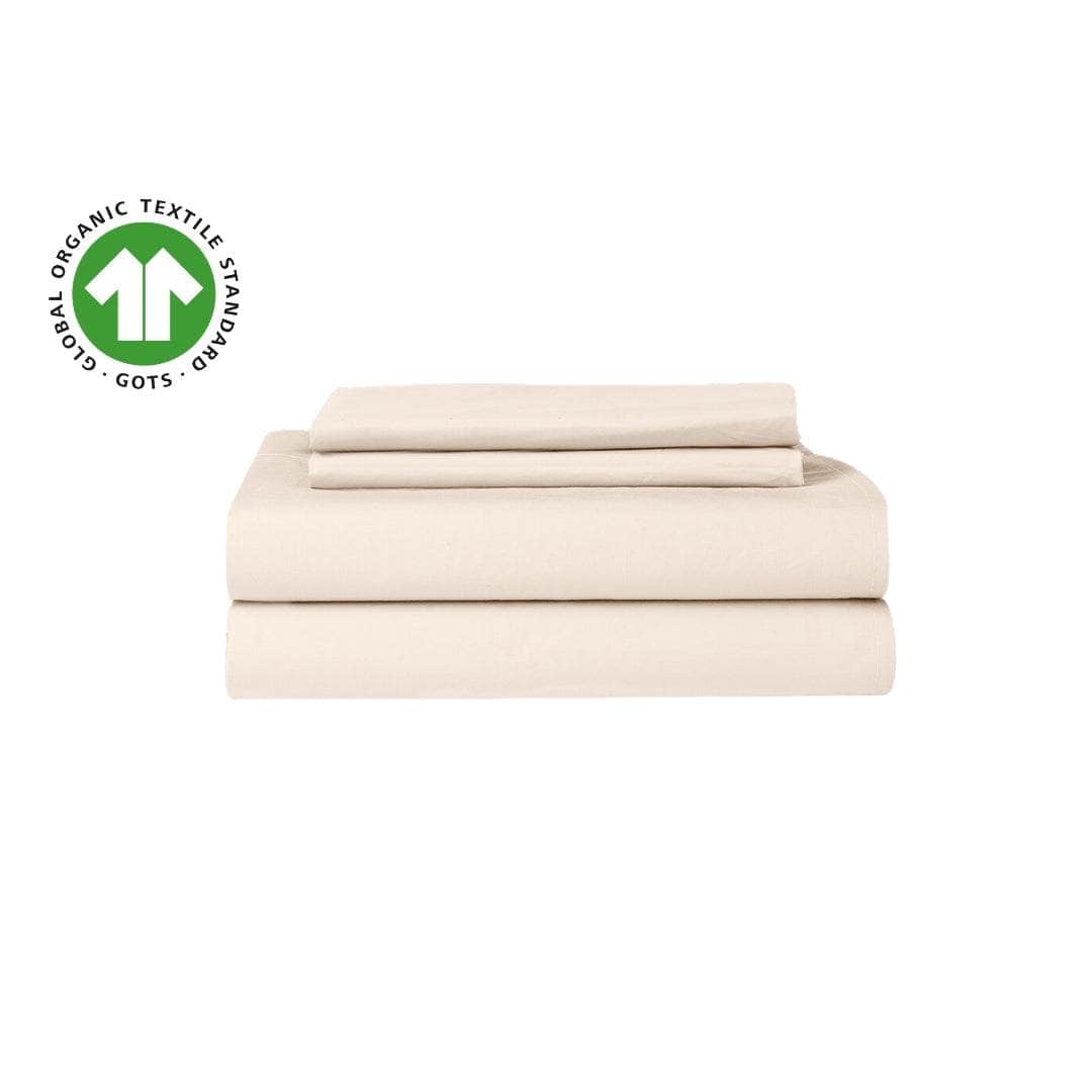 SheetsEssential Organic Percale Collection Sheet Set - Dekor Butik