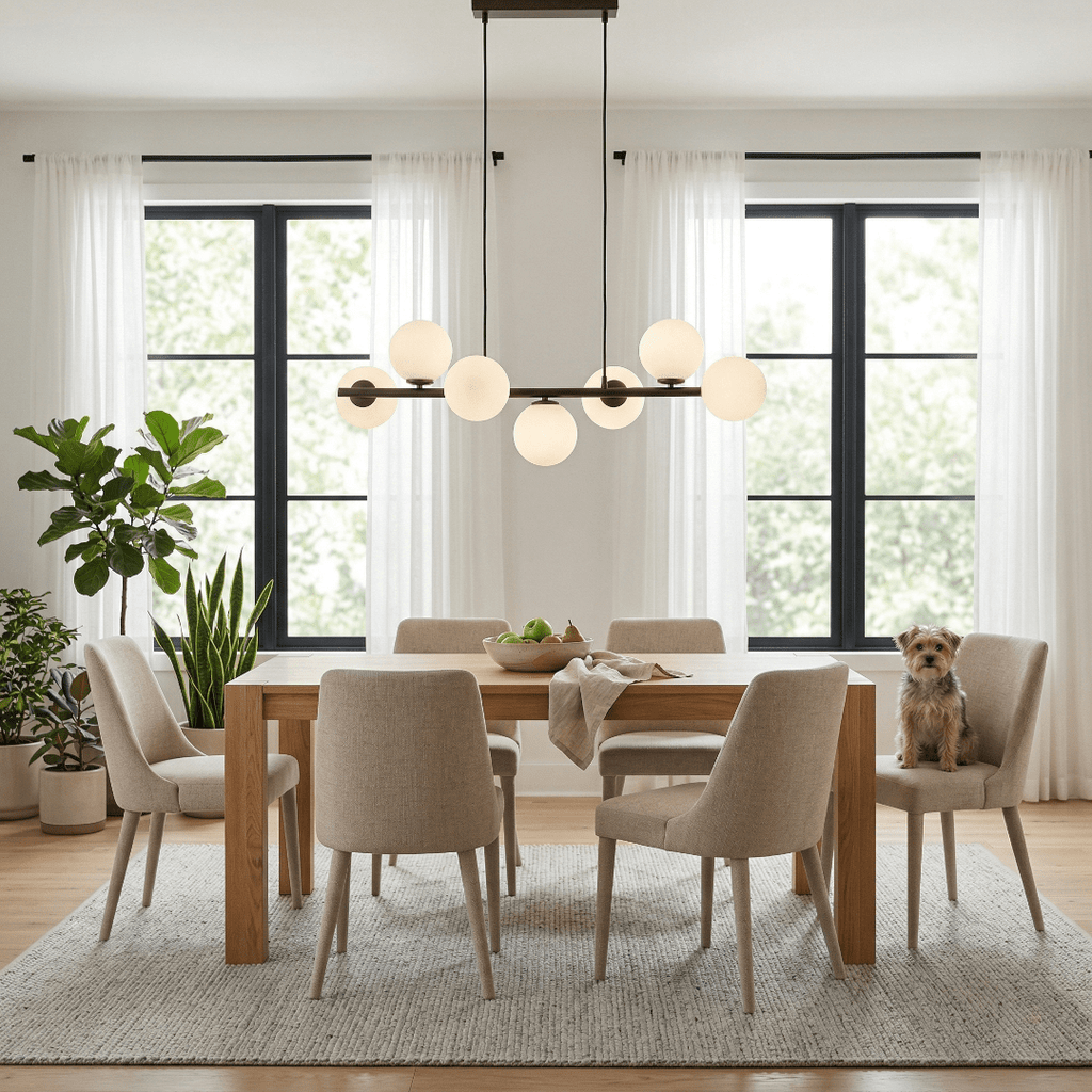 ESTERA Brown Scandinavian Pendant Light 7 - Dekor Butik