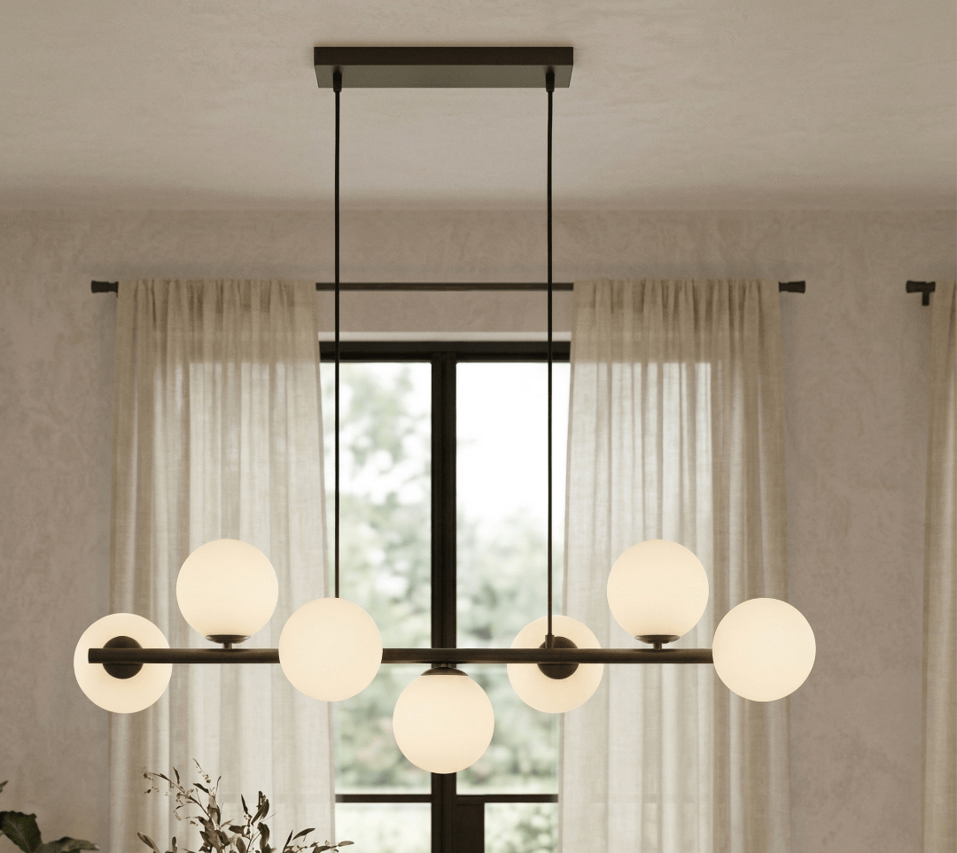 ESTERA Brown Scandinavian Pendant Light 7 - Dekor Butik