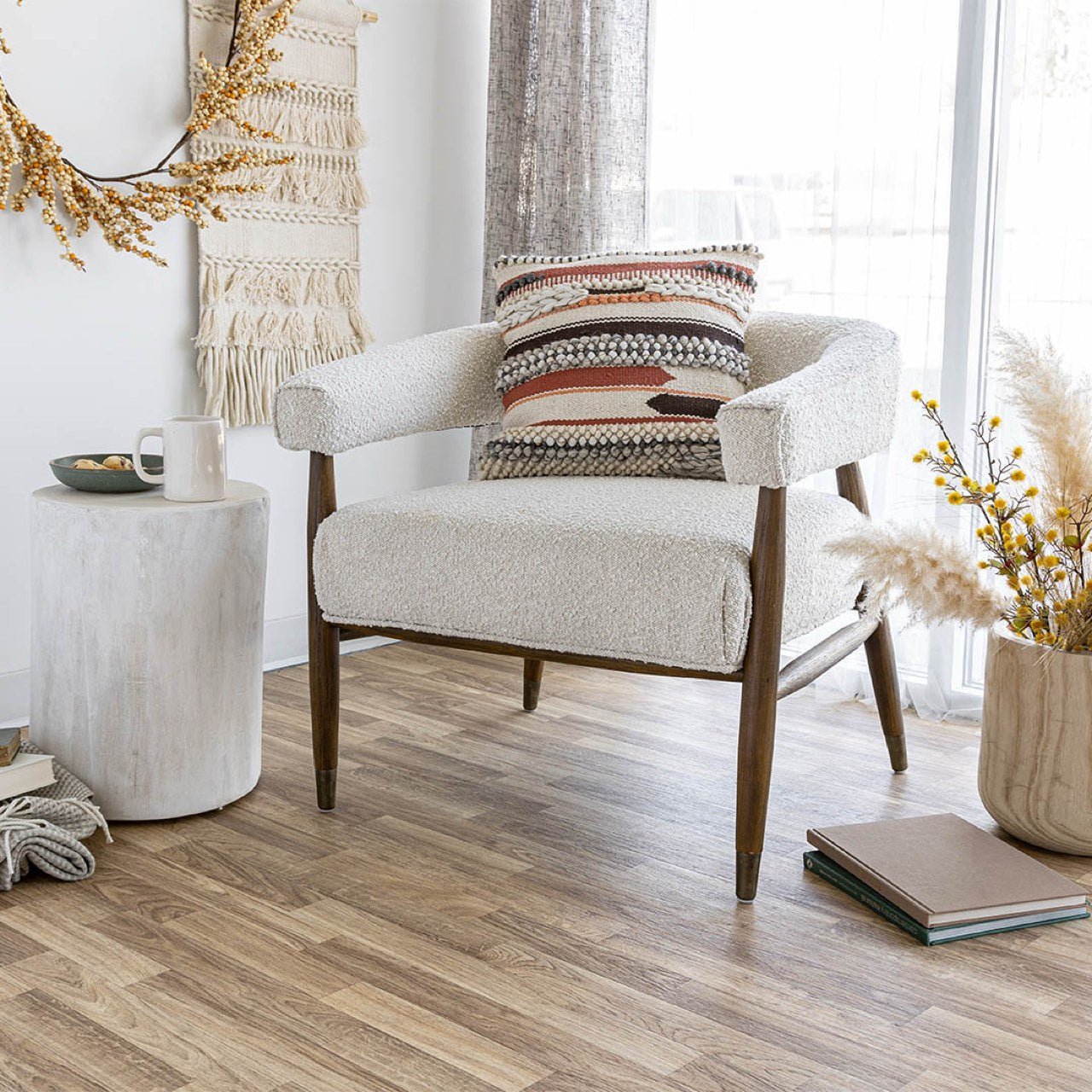 baseEverest Chair - Cream Boucle - Dekor Butik