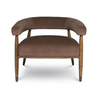 Everest Chair - Dark Base - Velvet Coffee - Dekor Butik