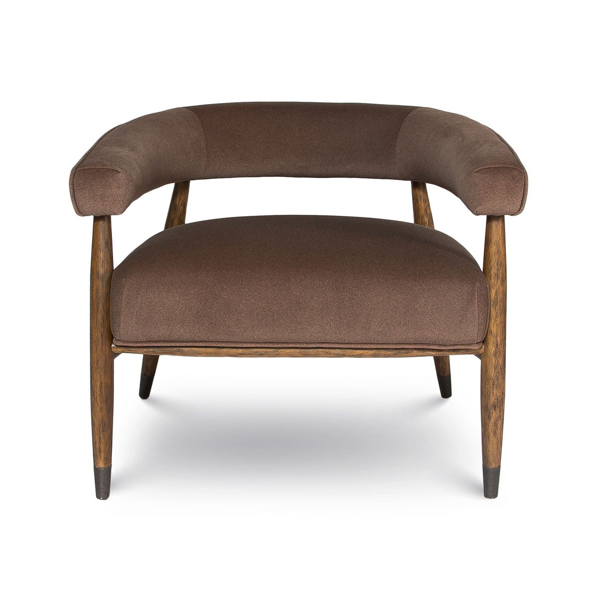 Everest Chair - Dark Base - Velvet Coffee - Dekor Butik