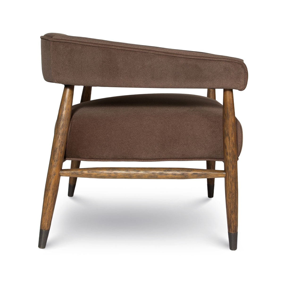 Everest Chair - Dark Base - Velvet Coffee - Dekor Butik