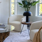 baseEvita Chair - Cream Boucle - Dekor Butik