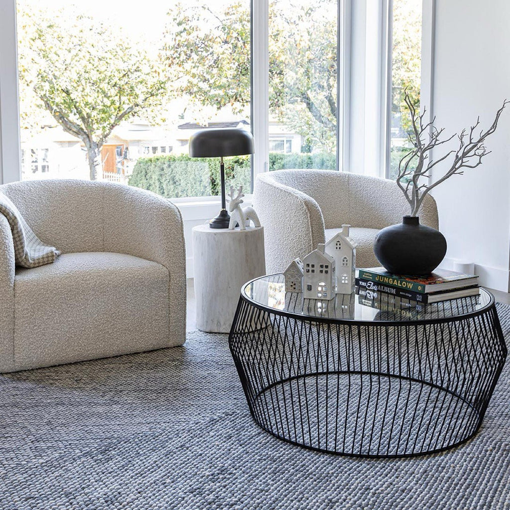 baseEvita Chair - Cream Boucle - Dekor Butik