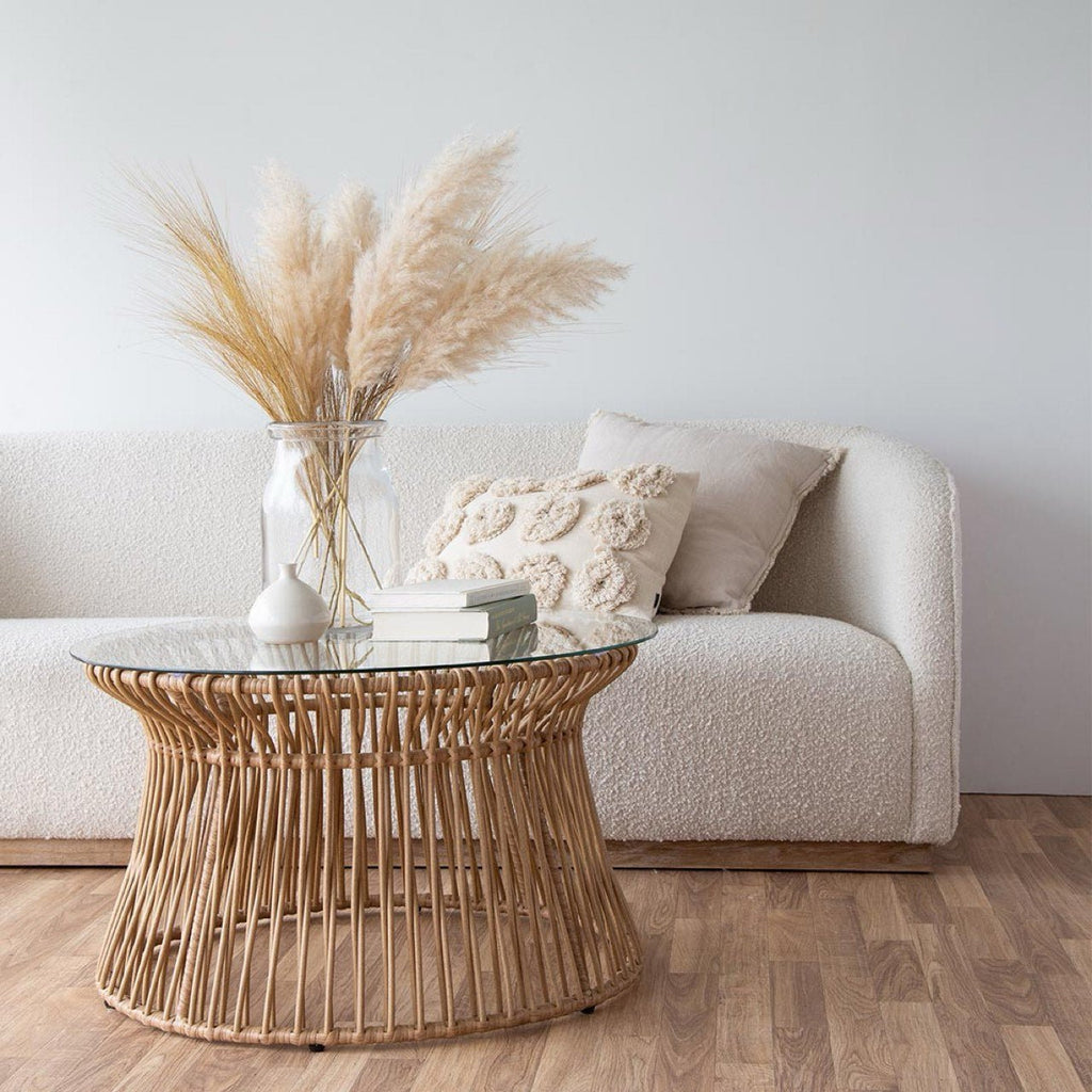 baseEvita Sofa - Cream Boucle - Dekor Butik