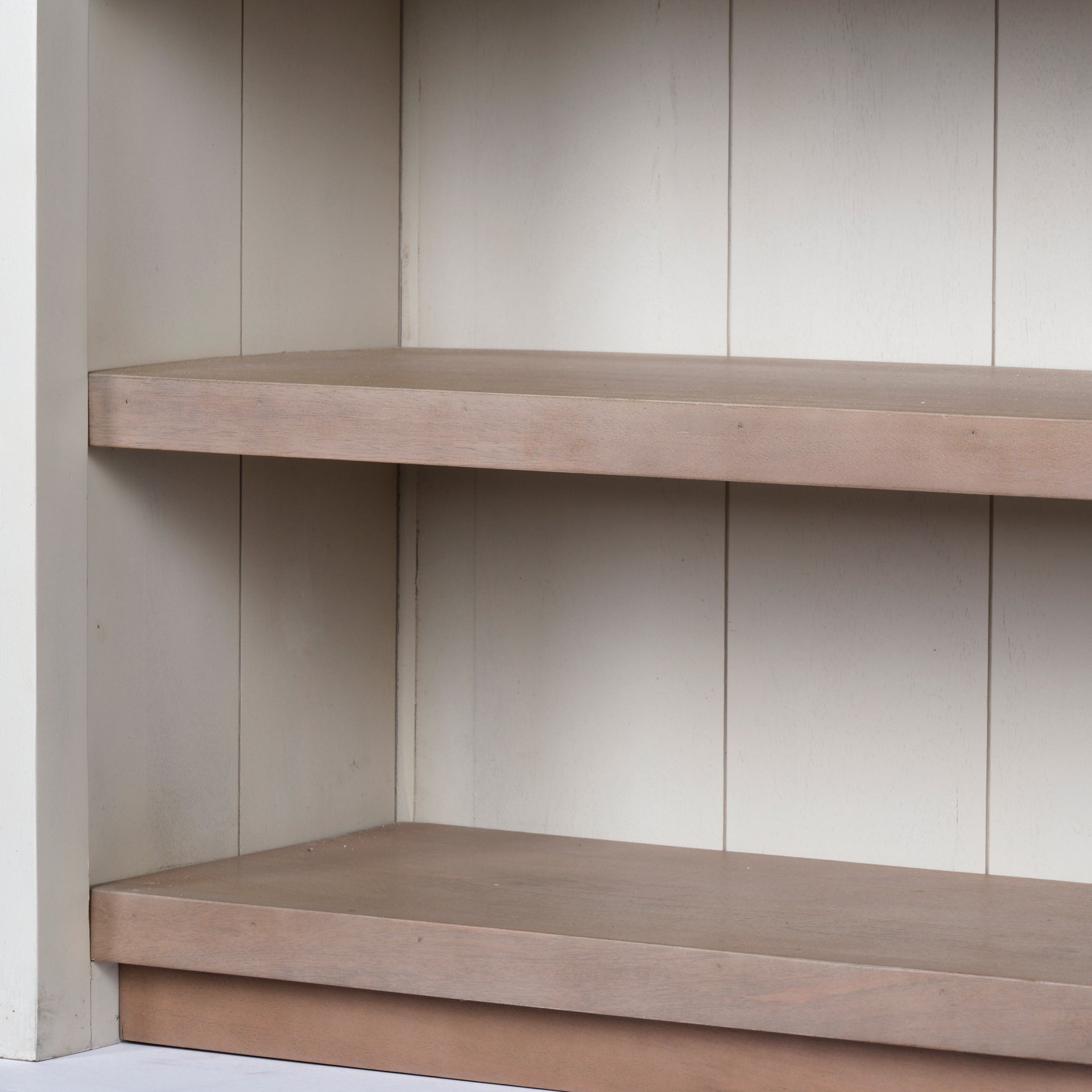 Fairview White and Brown Solid Wood Kitchen Island - Dekor Butik
