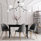 FAIRY Black Scandinavian Ceiling Lamp 6 - Dekor Butik