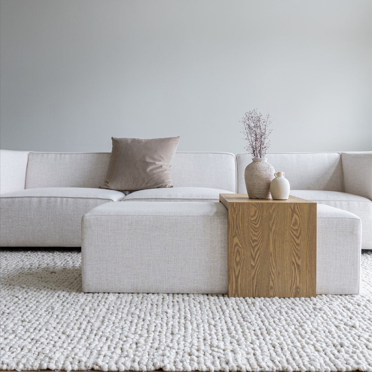 baseFaith Sectional - Cream - Dekor Butik