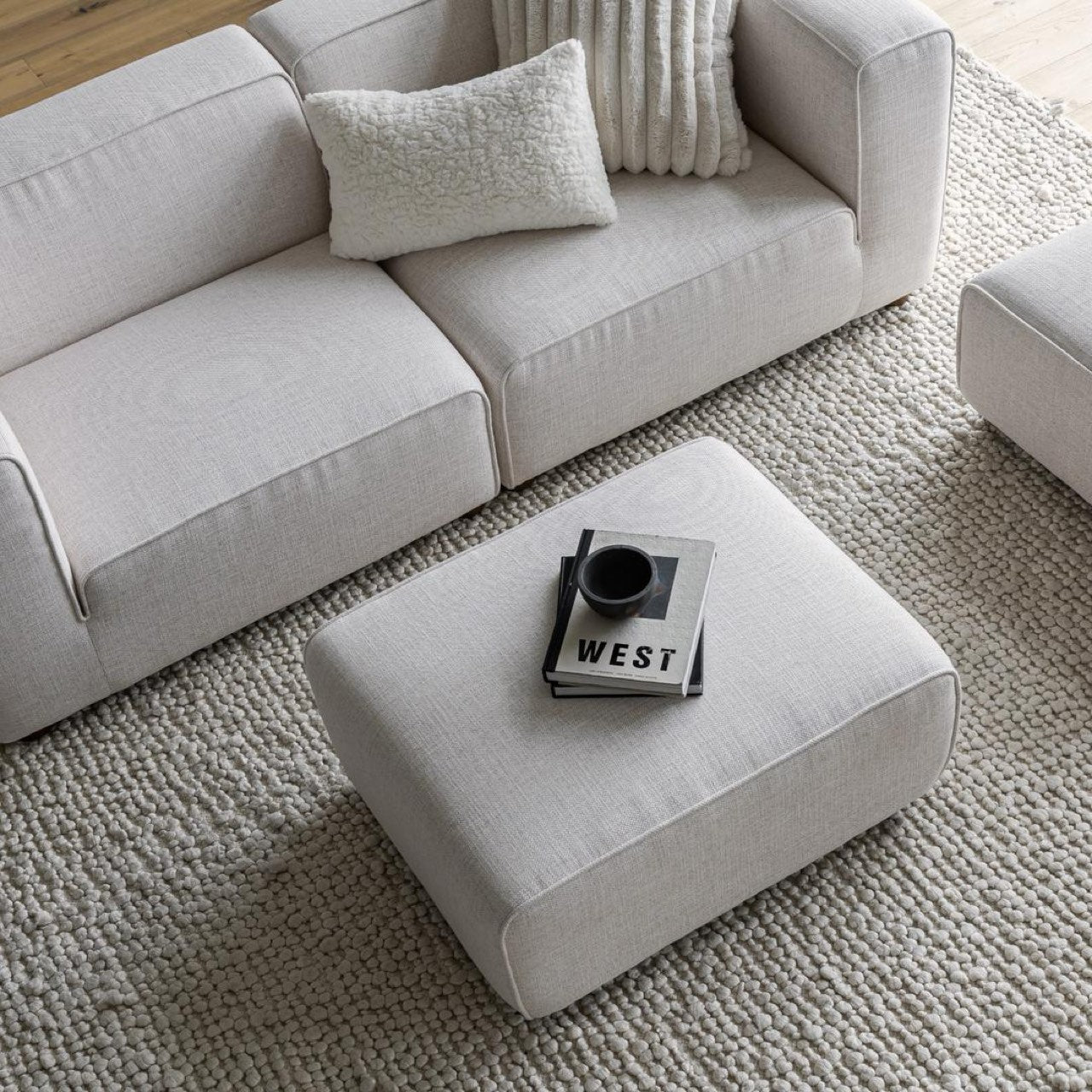 baseFaith Sectional - Cream - Dekor Butik