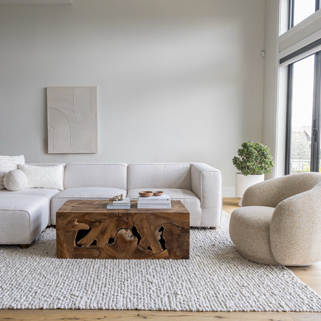 baseFaith Sectional - Cream - Dekor Butik