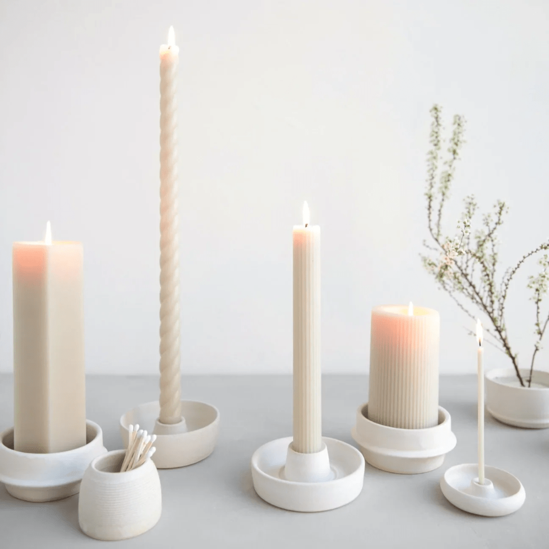 Candles and HoldersFancy Twisted Taper Candle - 18" - Dekor Butik
