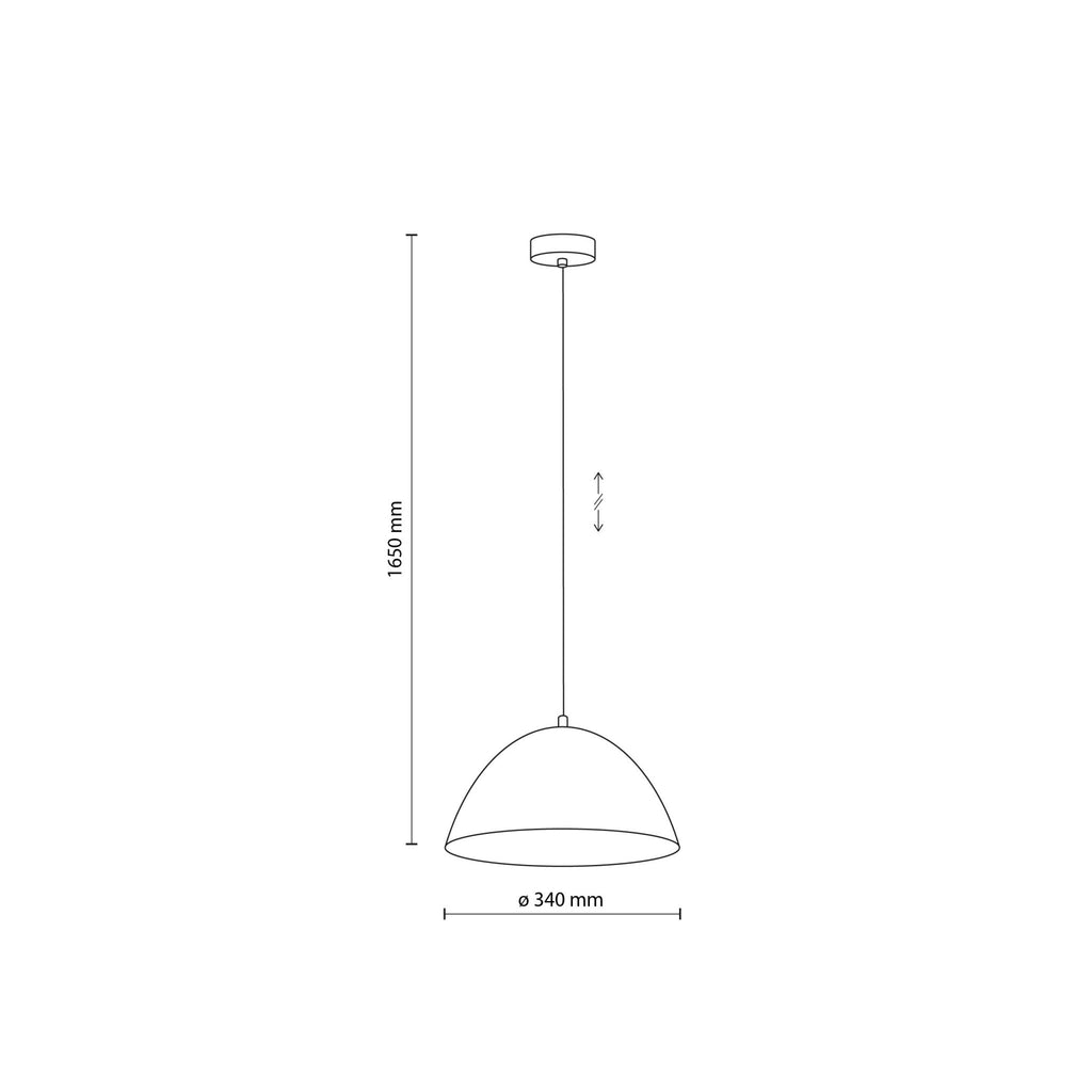 FARO Dome Pendant Light for Kitchen Island, Dining Table & Modern Interiors - Dekor Butik