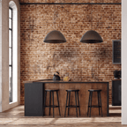 FARO Large Dome Pendant Light for Kitchen Island & Dining Table - Dekor Butik