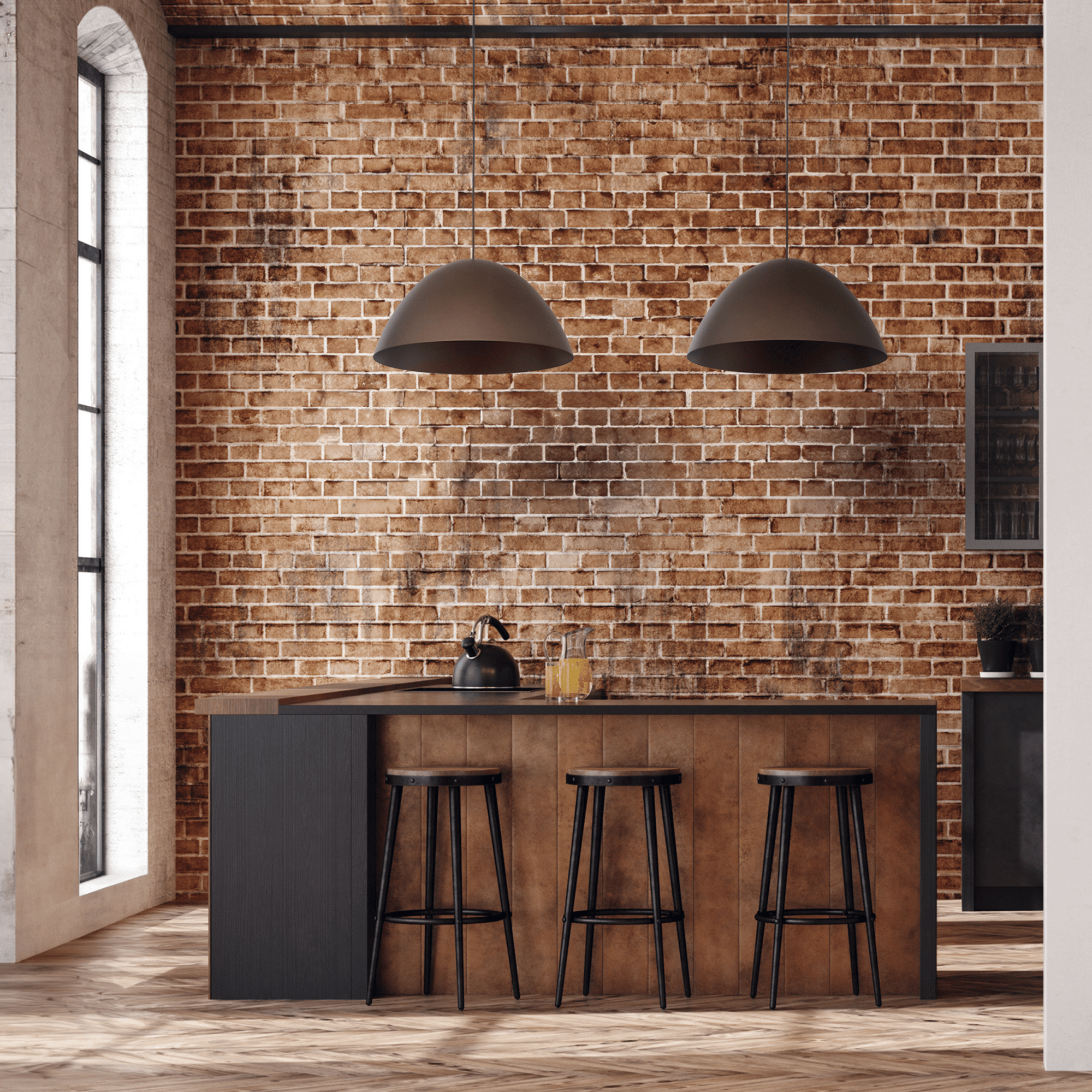 FARO Large Dome Pendant Light for Kitchen Island & Dining Table - Dekor Butik