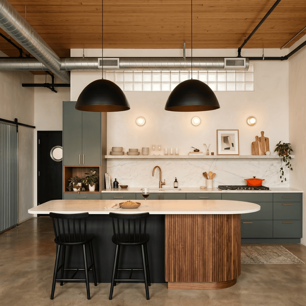 FARO Large Dome Pendant Light for Kitchen Island & Dining Table - Dekor Butik