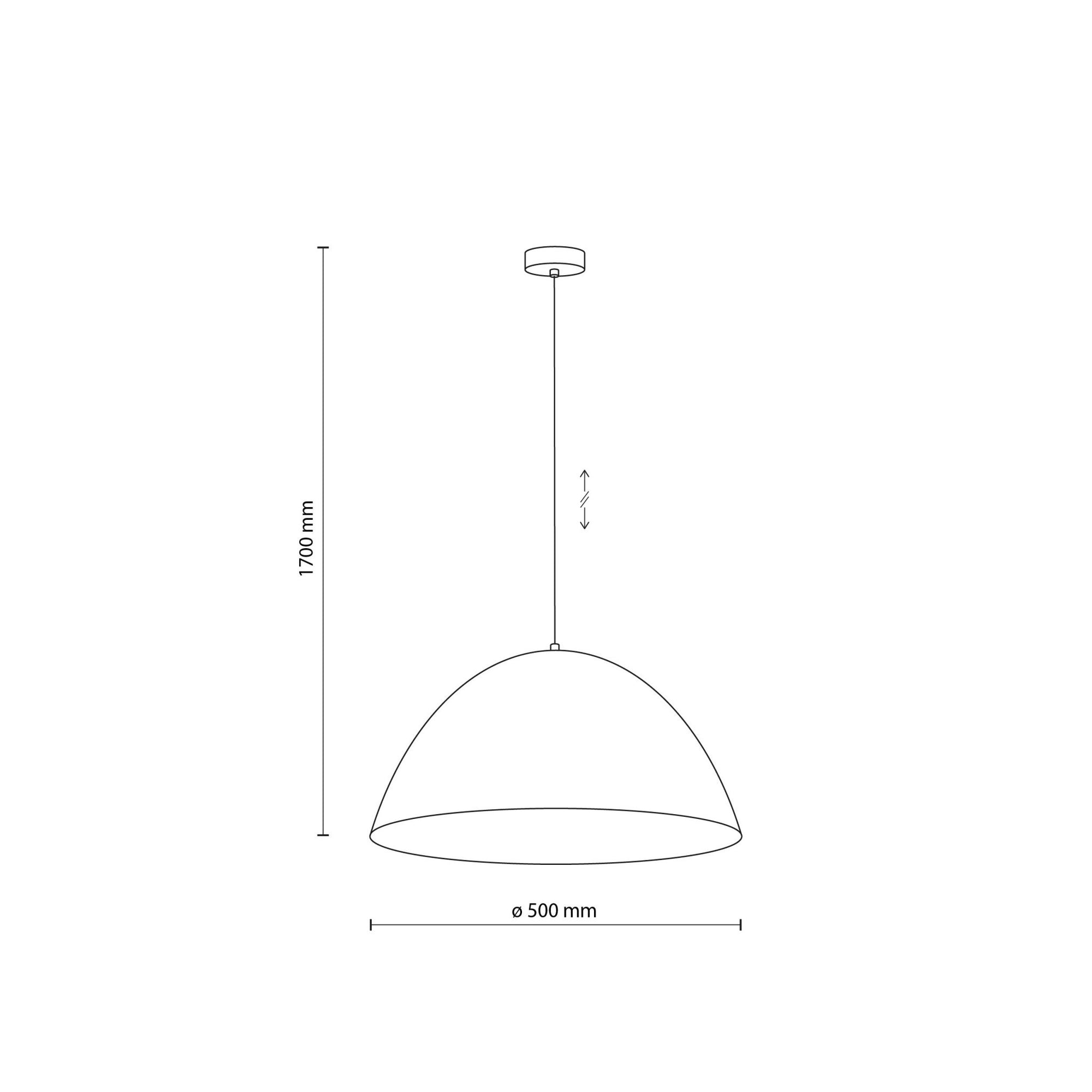 FARO Large Dome Pendant Light for Kitchen Island & Dining Table - Dekor Butik