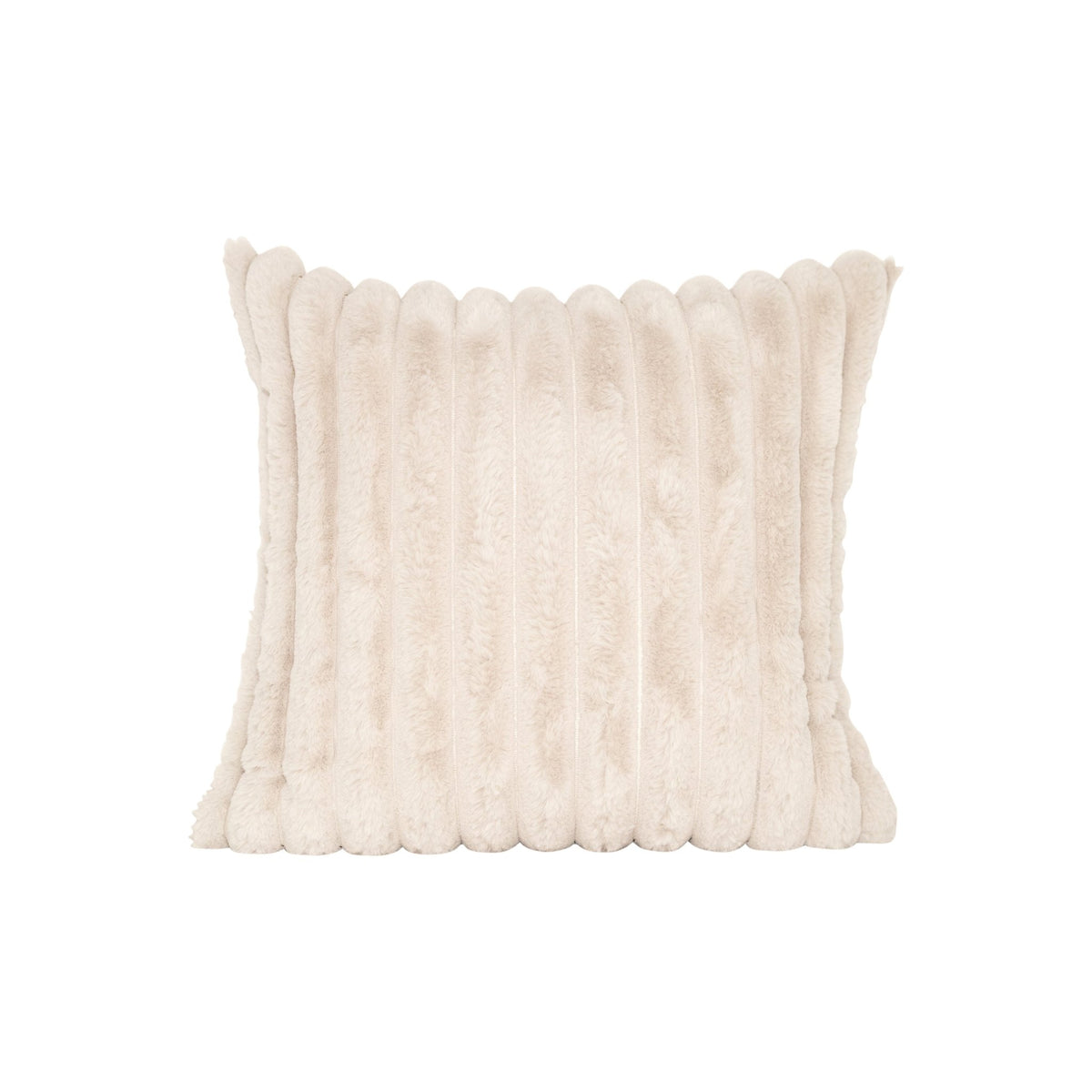 Decorative CushionsFaux Fur Taupe Textured Pillow - Dekor Butik