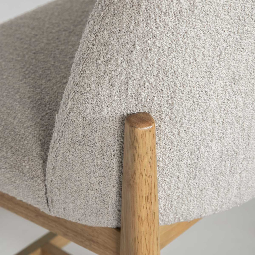 baseFawcett Counter Stool - Taupe Boucle - Blonde - Dekor Butik