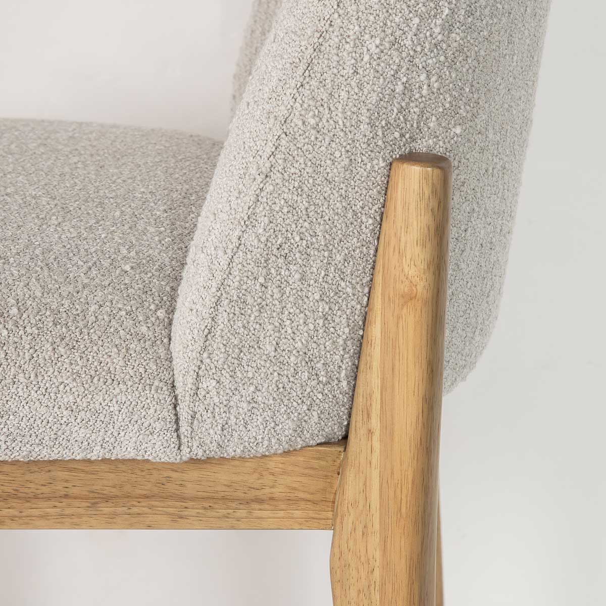 baseFawcett Counter Stool - Taupe Boucle - Blonde - Dekor Butik