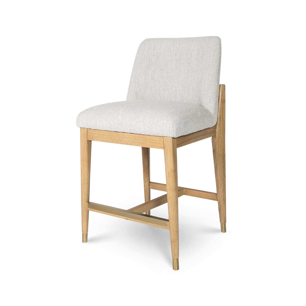 baseFawcett Counter Stool - Taupe Boucle - Blonde - Dekor Butik